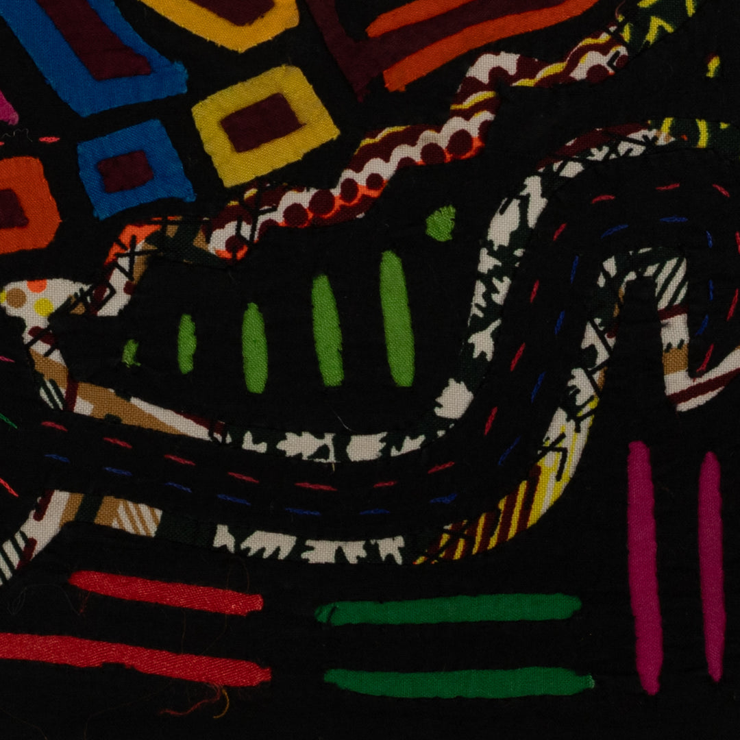 Vintage Rainbow Fancy Bird Mola