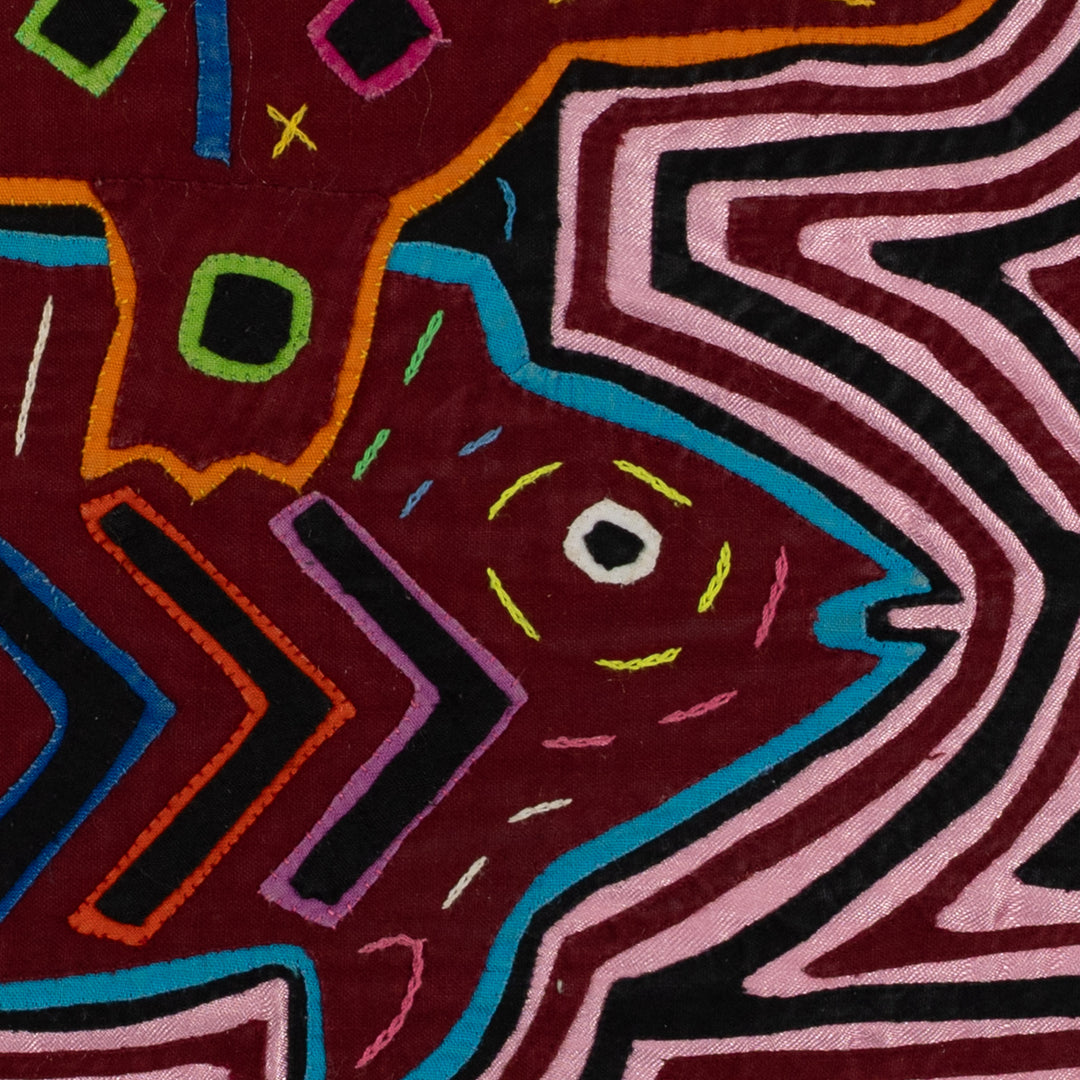 Traditional Multi-Color Master Fisherman Mola