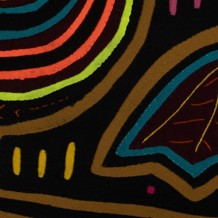 Vintage Black And Brown Bird Mola