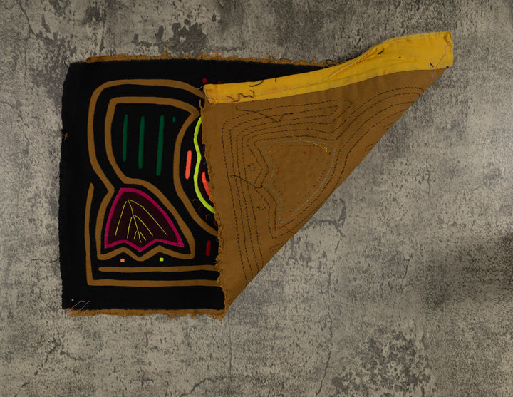 Vintage Black And Brown Bird Mola