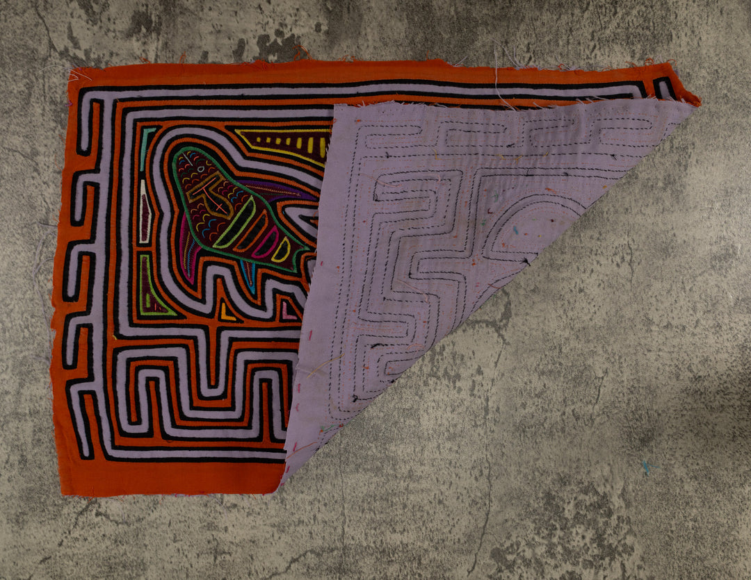 Traditional Orange And Gray Fish Mola