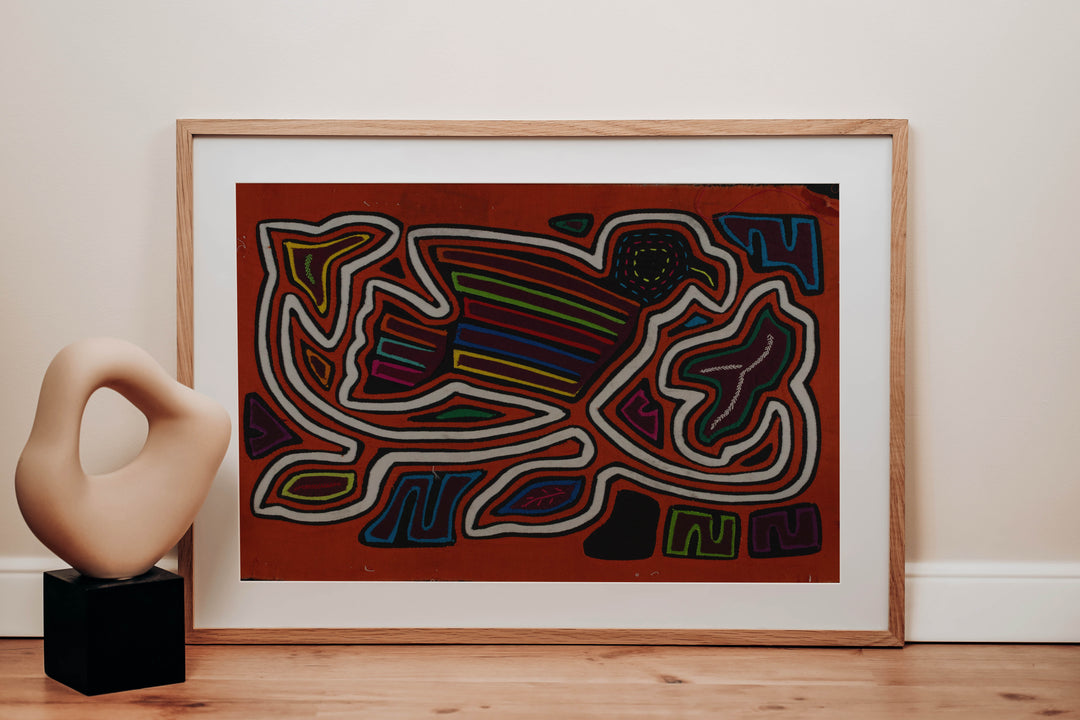 Classic Orange And White Rainforest Dove Bird Mola