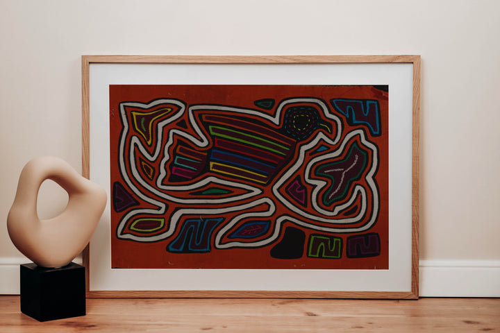 Classic Orange And White Rainforest Dove Bird Mola