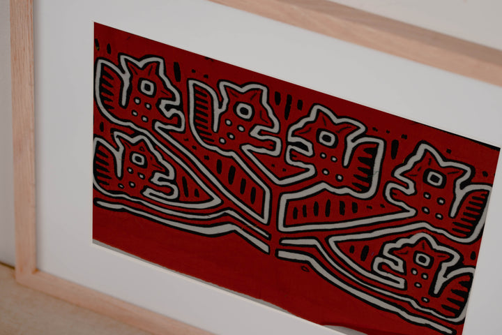 Classic Orange And White Squirrels Delight Mola