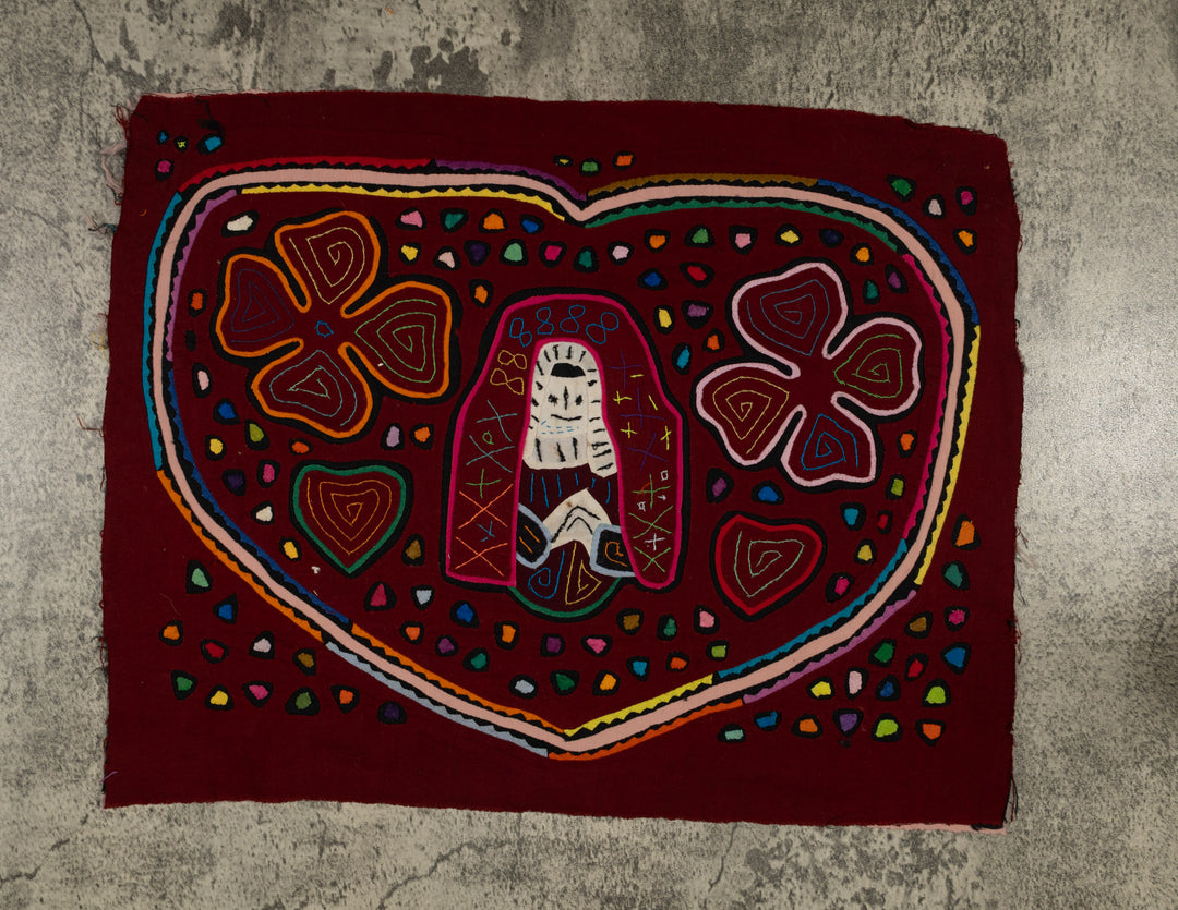 Traditional Kuna Woman Full OF Love Mola