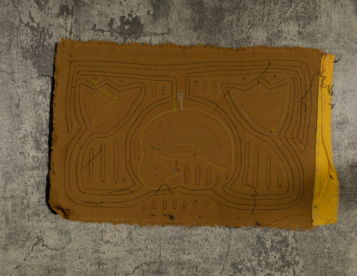 Vintage Black And Brown Bird Mola