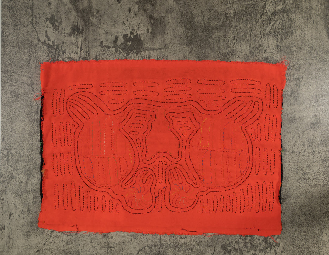 Classic Black And Neon Orange Bird Mola