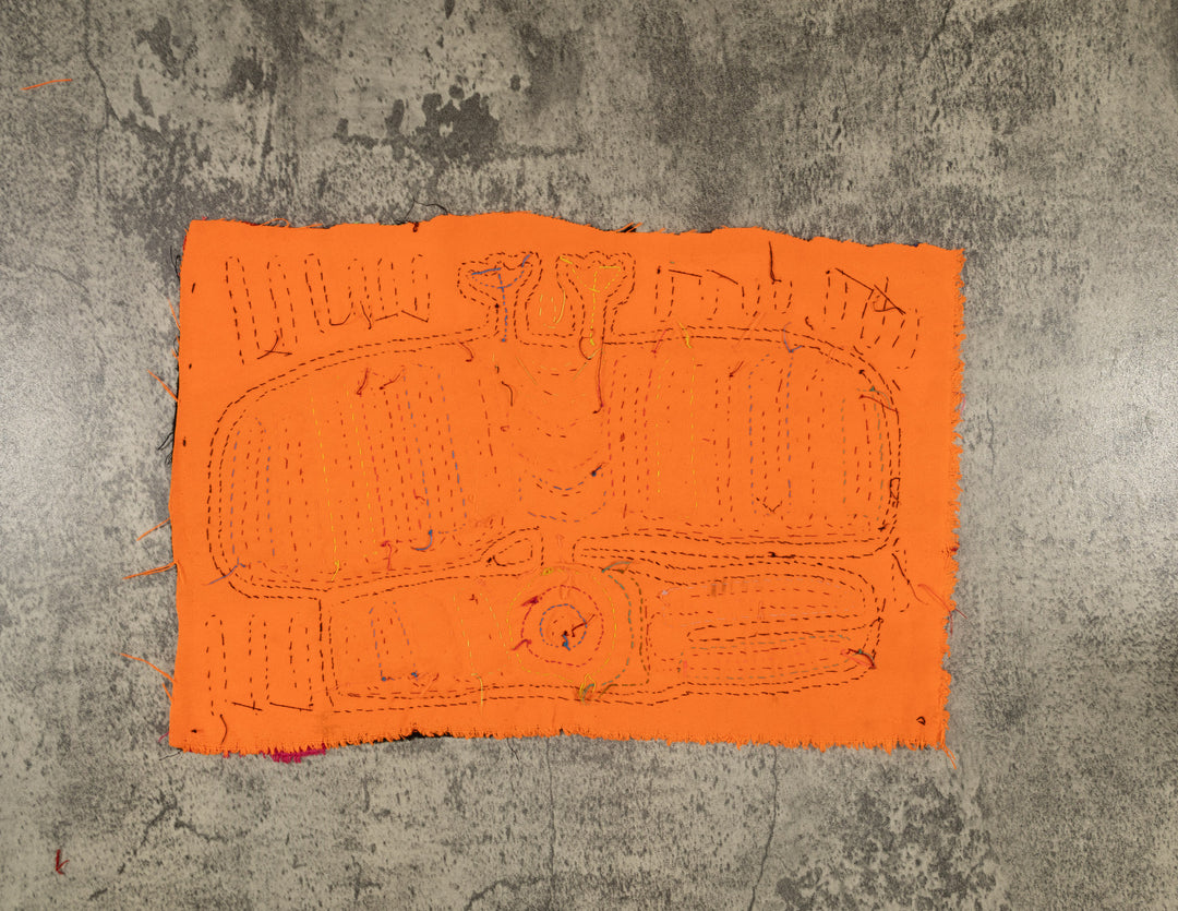 Traditional Black And Orange Thunderbird Mola