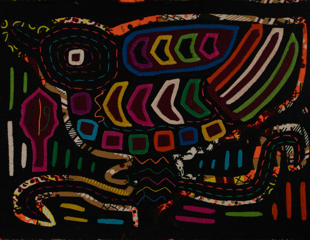 Vintage Rainbow Fancy Bird Mola