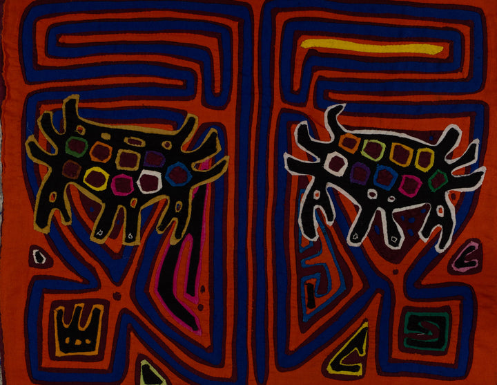 Traditional Orange And Blue Weird Crab Mola