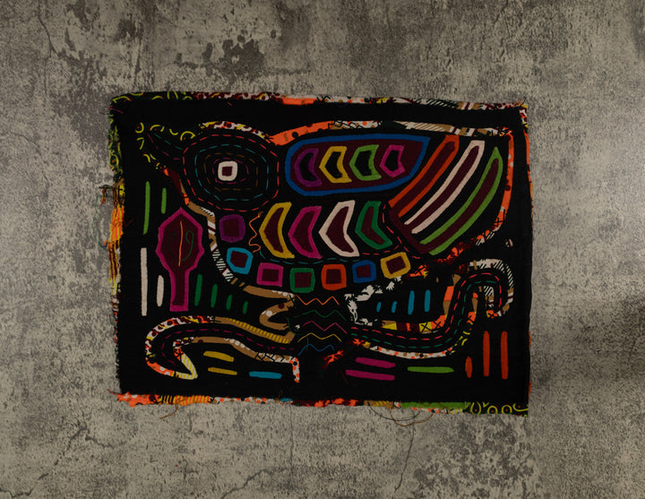 Vintage Rainbow Fancy Bird Mola