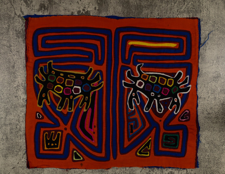 Traditional Orange And Blue Weird Crab Mola