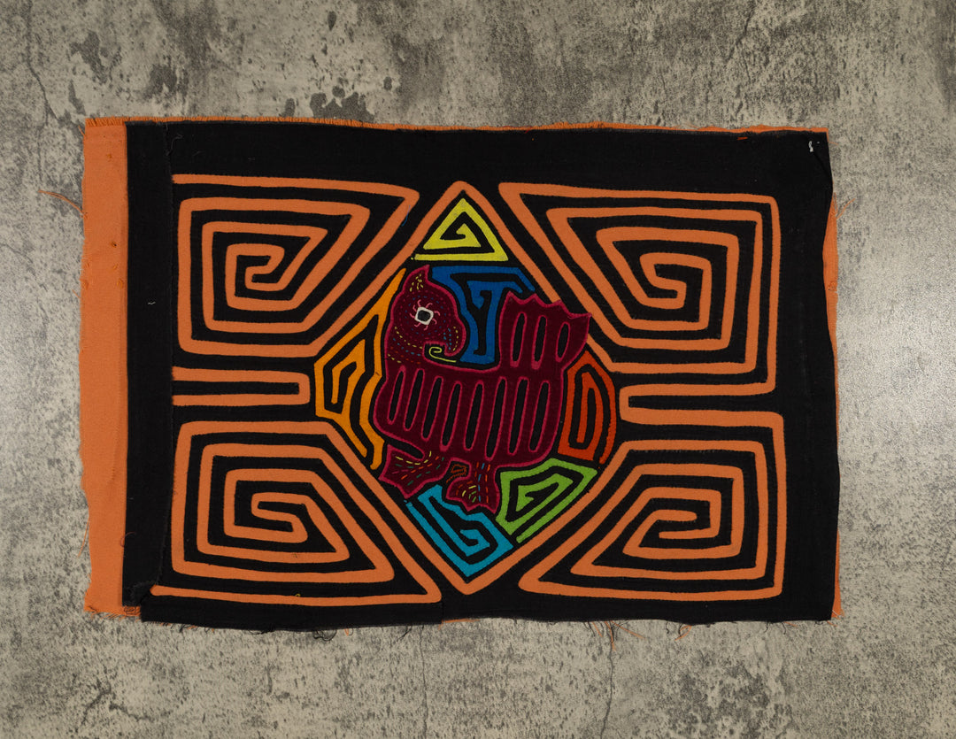 Traditional Black And Orange Jungle Rascal Mola