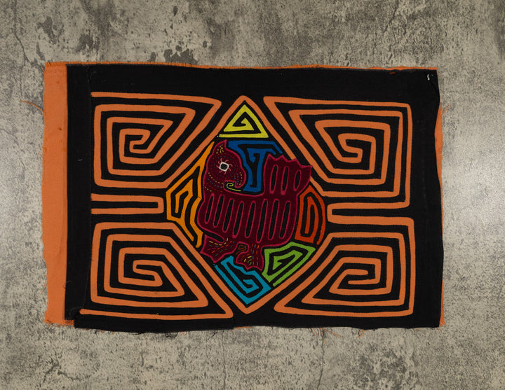 Traditional Black And Orange Jungle Rascal Mola