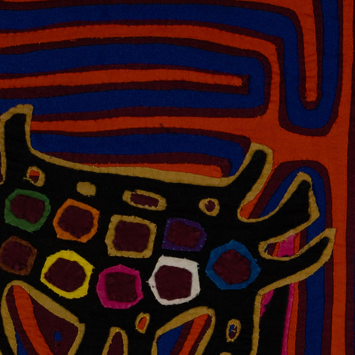 Traditional Orange And Blue Weird Crab Mola