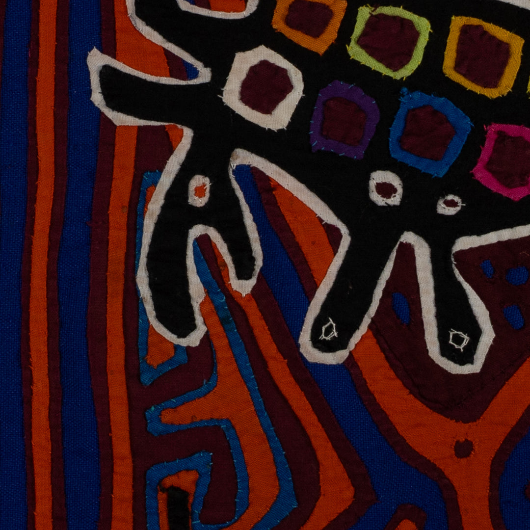 Traditional Orange And Blue Weird Crab Mola