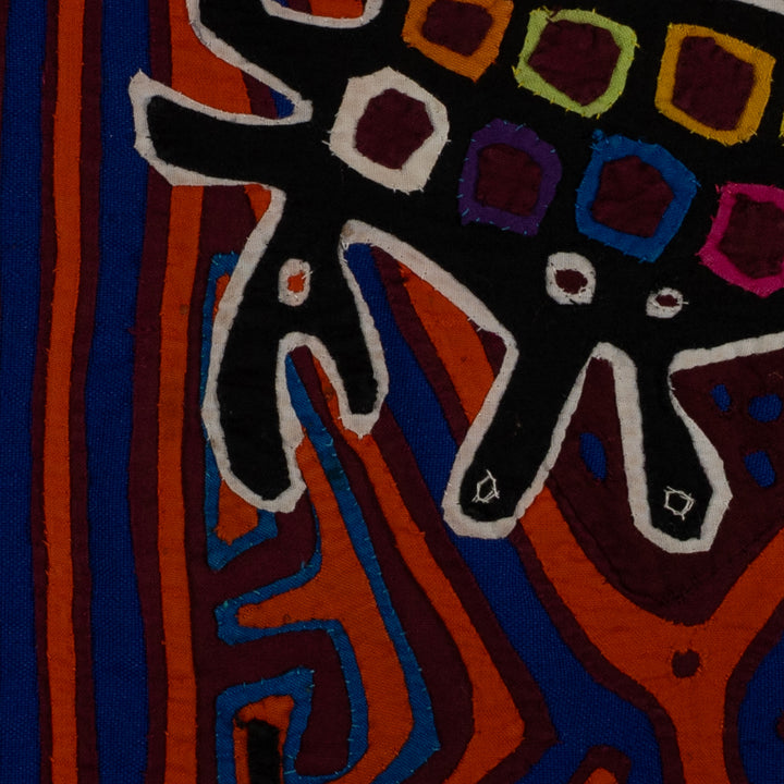 Traditional Orange And Blue Weird Crab Mola