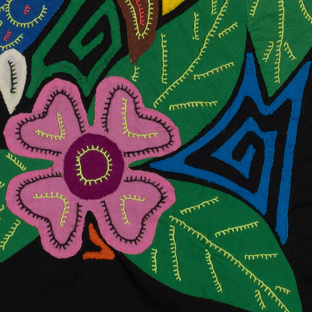 Fantasy Blue Gray And Pink Hummingbird Mola