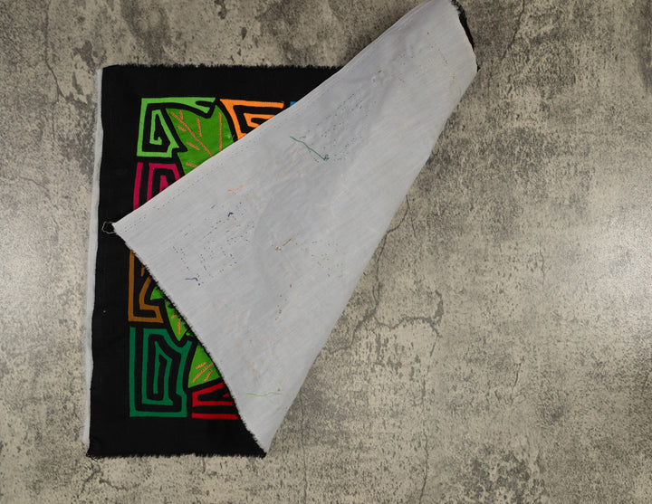 Three Jungle Flowers Mola