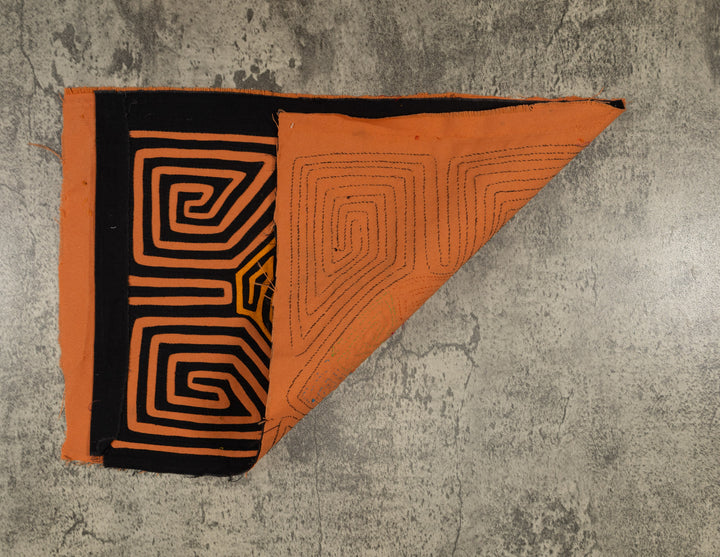 Traditional Black And Orange Jungle Rascal Mola