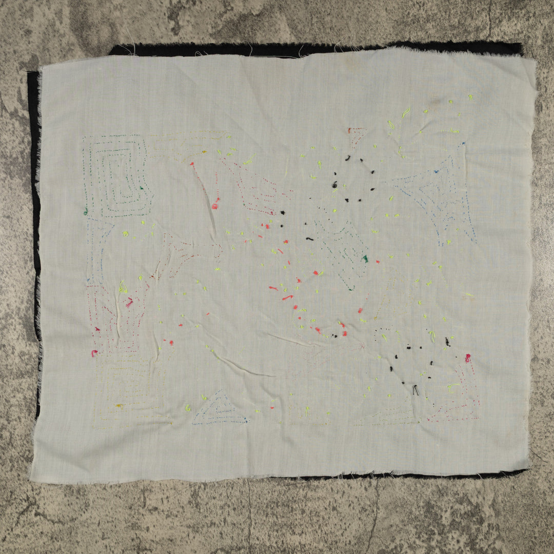 Fantasy Blue Gray And Pink Hummingbird Mola