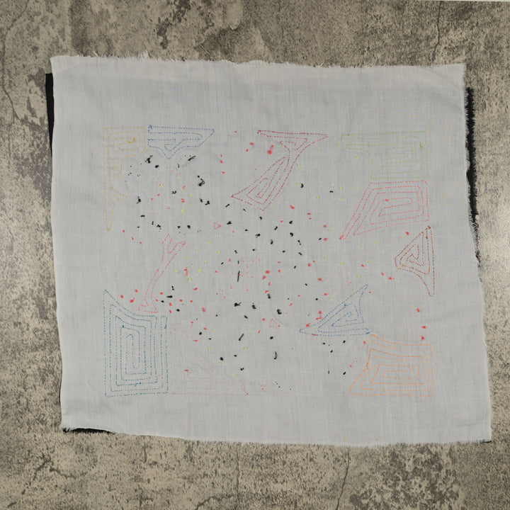 Fantasy Purple And Blue Toucan Parrot Bird Mola