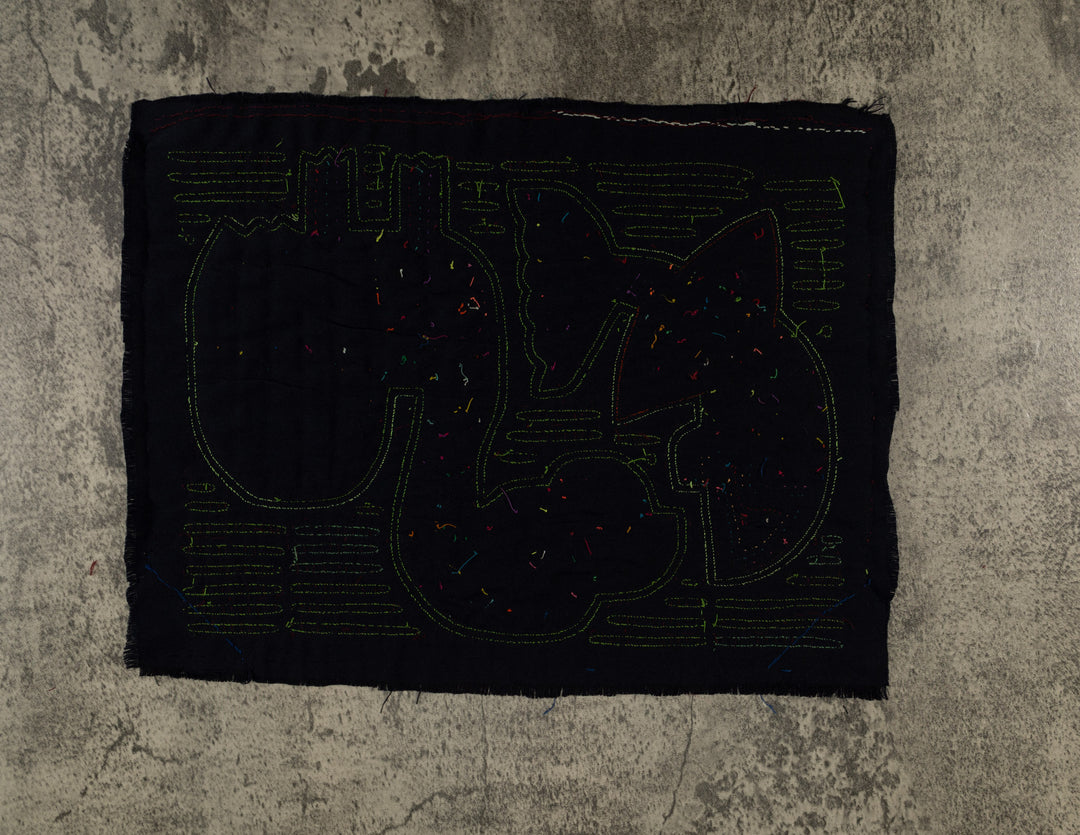 Burgundy And Green Dinosaur and Fish Mola