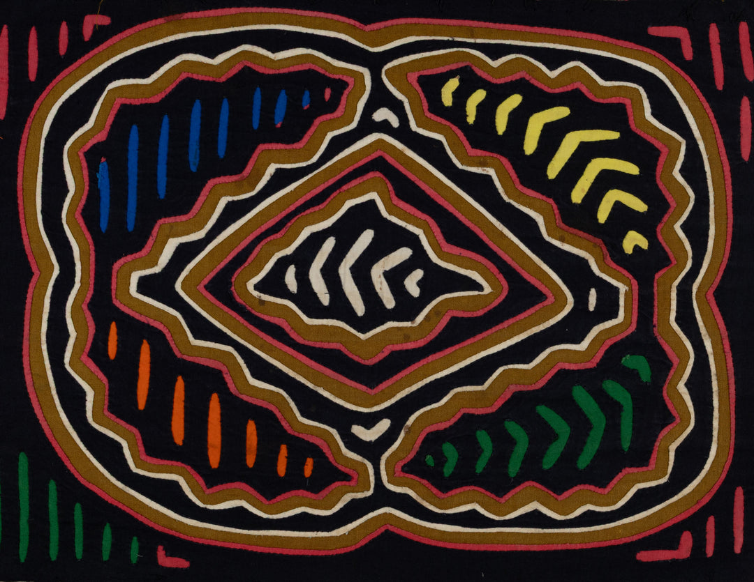 Traditional Multi-Color Classic Design Mola