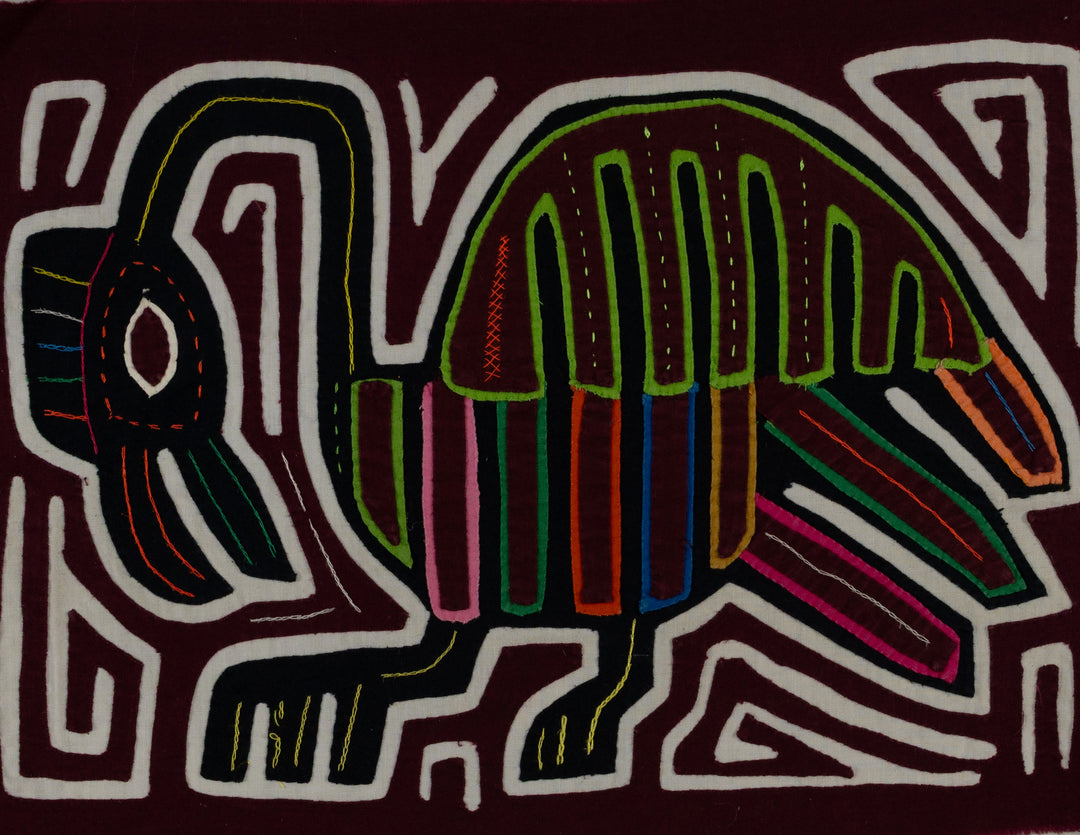 Maroon And Black Wild Jungle Turkey Bird Mola