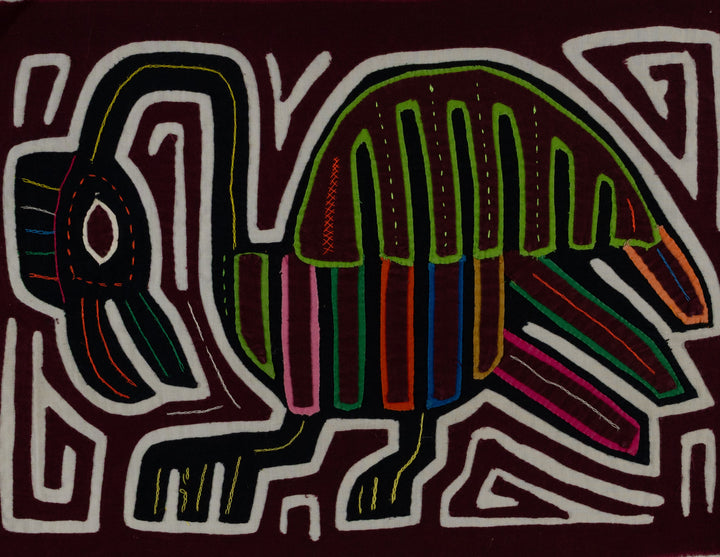 Maroon And Black Wild Jungle Turkey Bird Mola