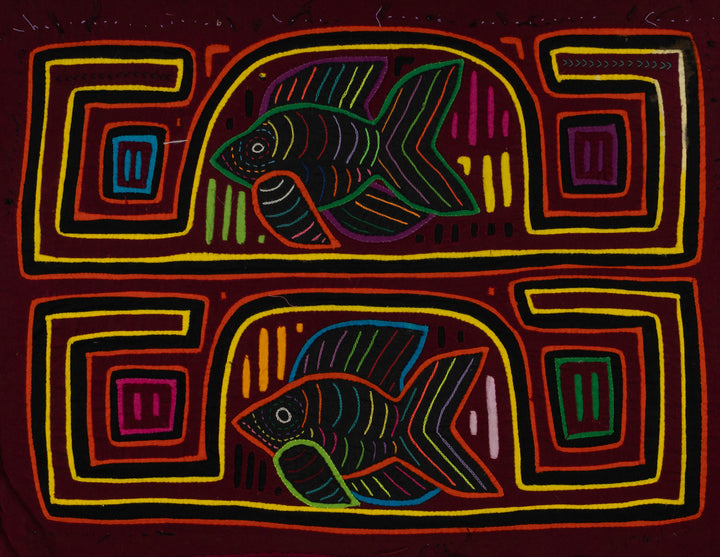 Traditional Red And Yellow Tropical Fish Mola