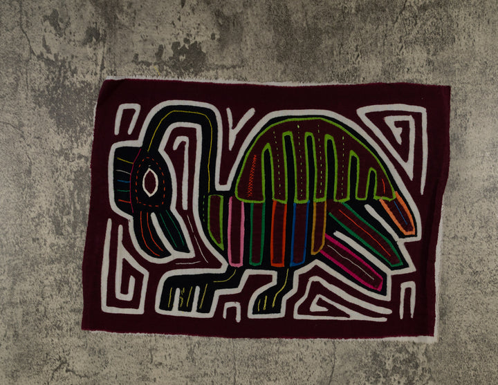 Maroon And Black Wild Jungle Turkey Bird Mola