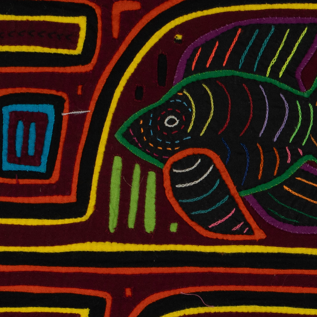 Traditional Red And Yellow Tropical Fish Mola