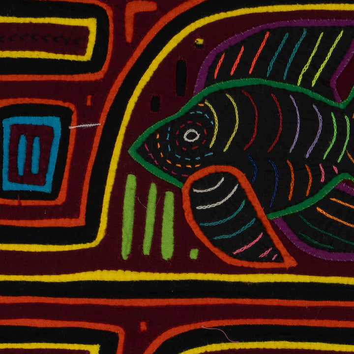 Traditional Red And Yellow Tropical Fish Mola