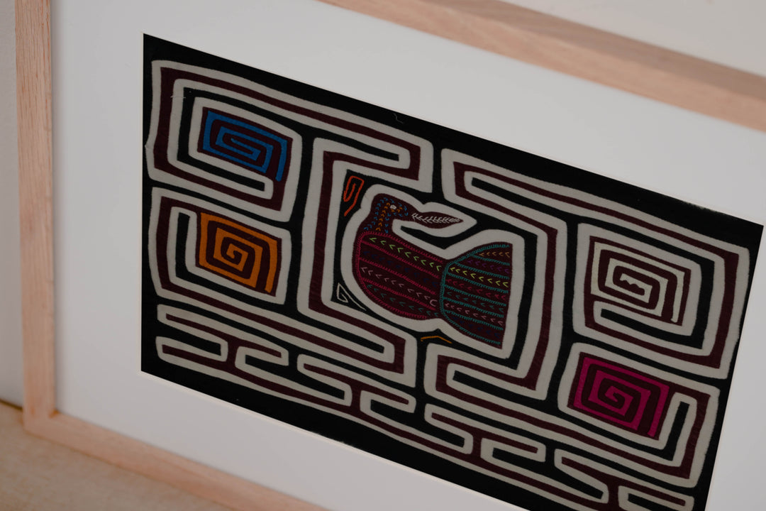 Classic Black And White Fancy Birdcage Mola