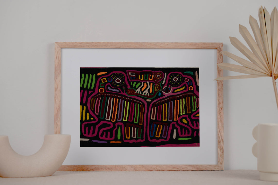 Traditional Multi-Color Family Affair Mola