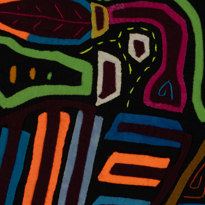 Classic Black And Green Rainforest Bird Mola