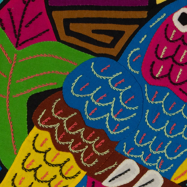 Fantasy Red Blue And Yellow Toucan Bird Mola