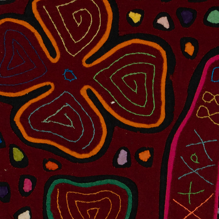 Traditional Kuna Woman Full OF Love Mola