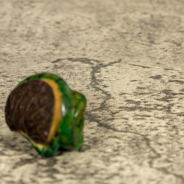 Green Iguana Lizard Tagua Nut Carving