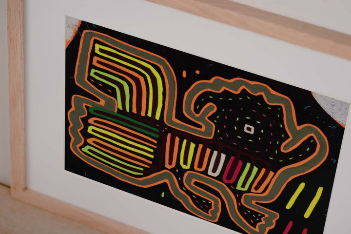 Black And Orange Classic Design Mola Mola