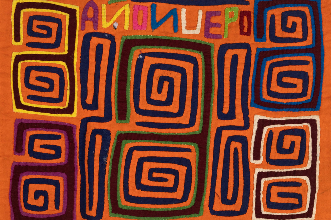 Orange And Multicolor Small Mola