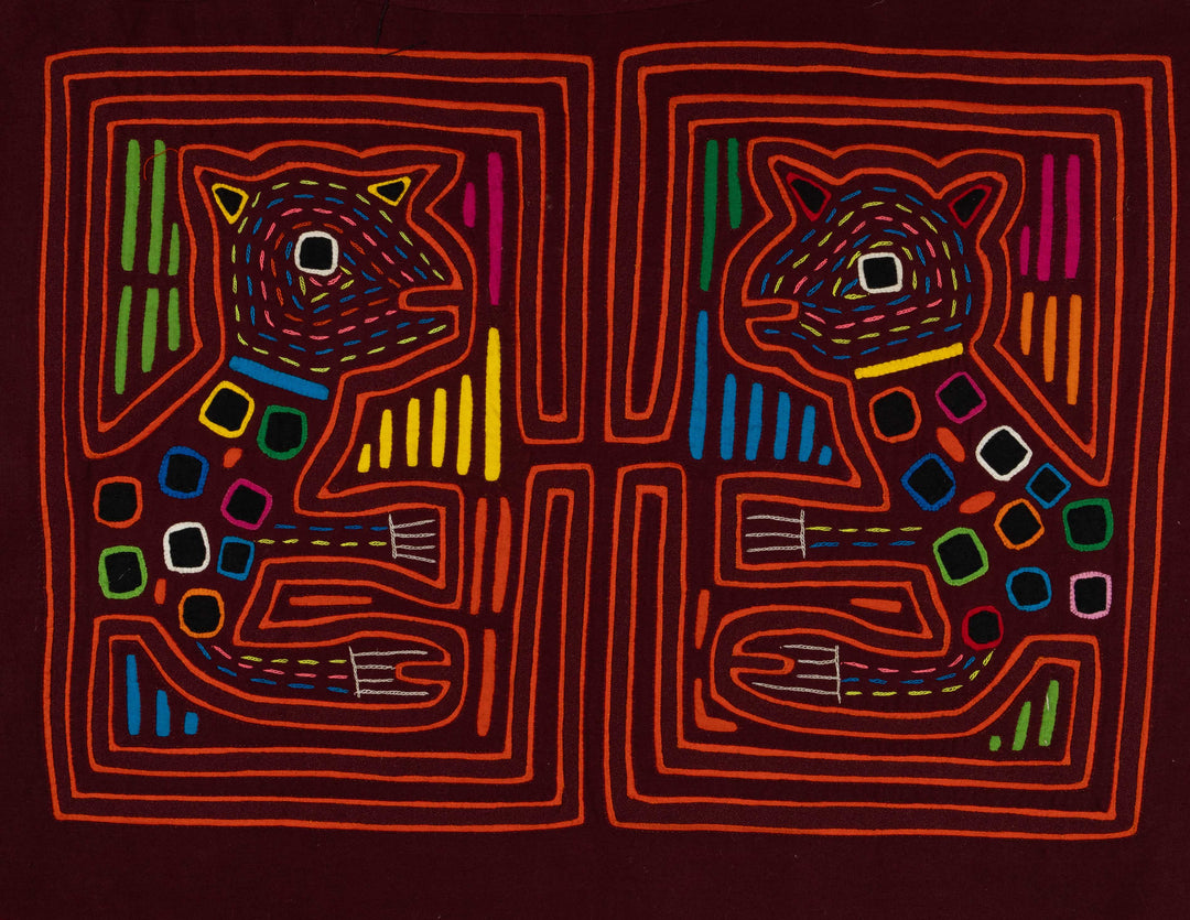 Maroon And Orange Puppy Dog Mola
