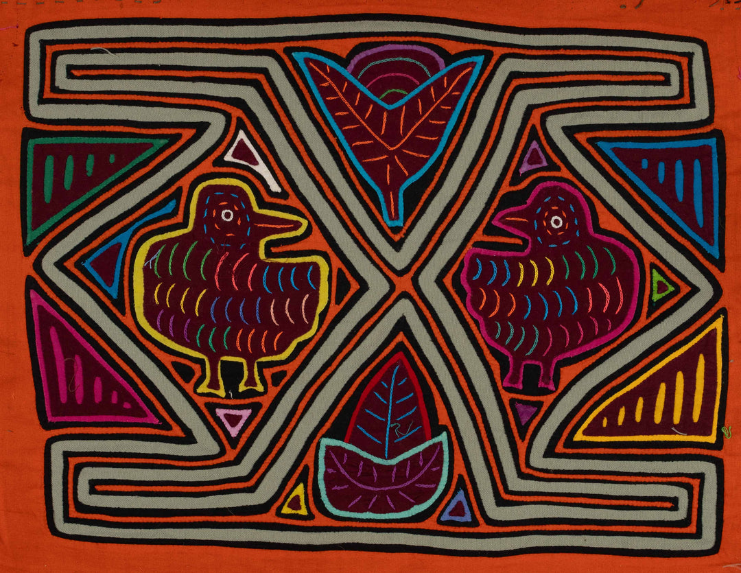 Orange And Gray X Marks The Spot Bird Mola