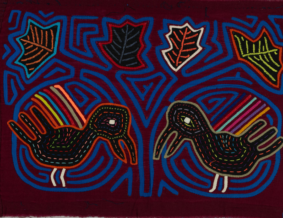 Burgundy And Blue Chicks All A Flutter Mola
