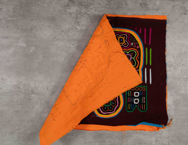 Burgundy Orange And Blue Child Jumpsuit Mola