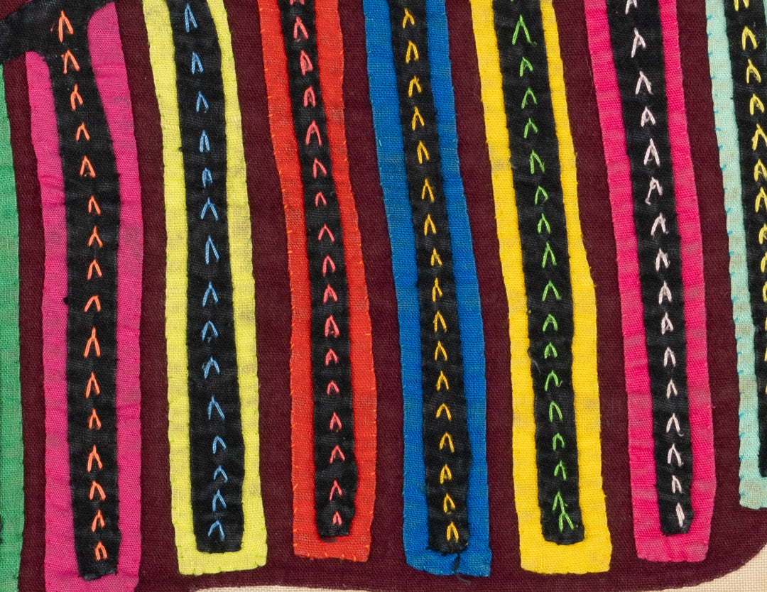 Rainbow Colors Long Neck Goose Mola