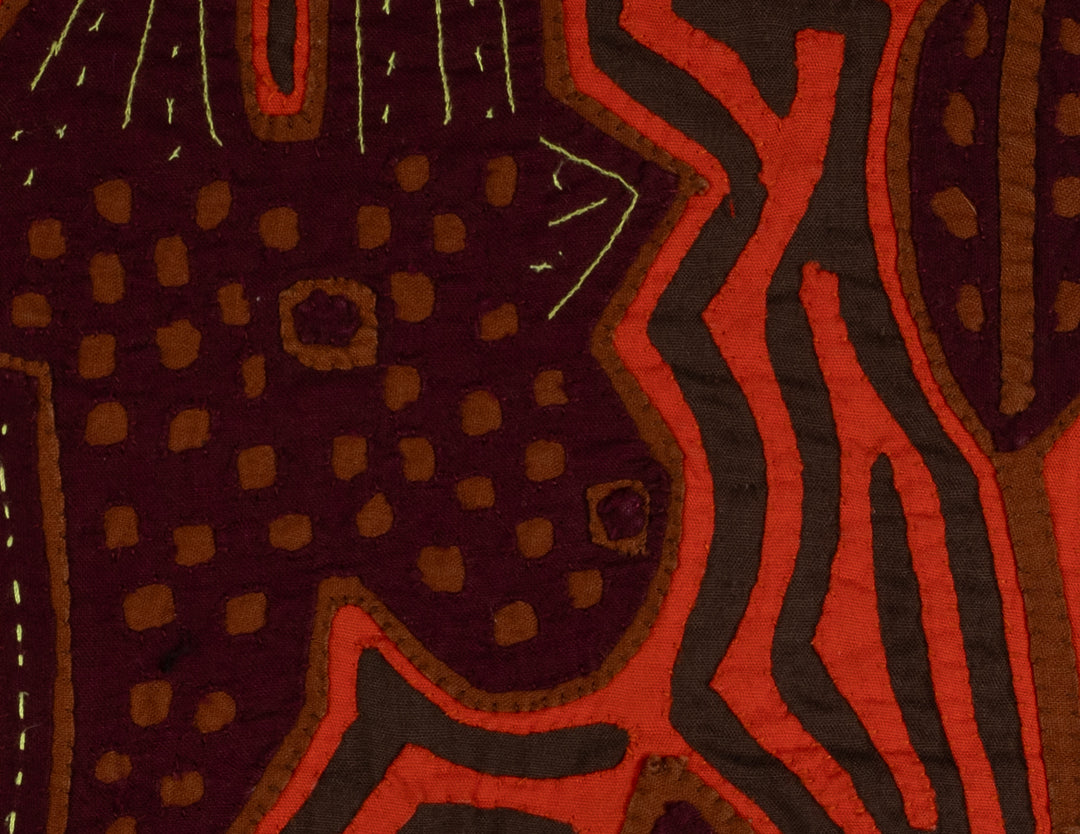 Orange And Burgundy Puppy Dog Mola