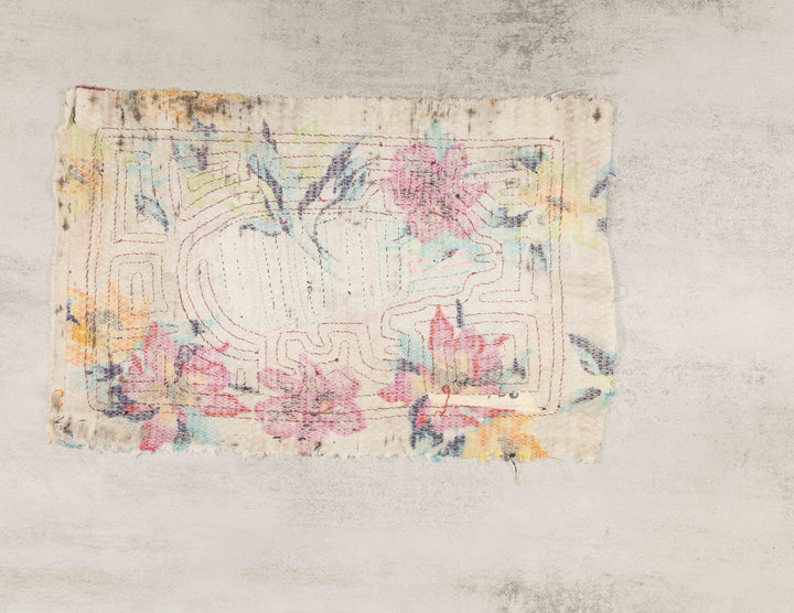 White And Burgundy Rainforest Jungle Critter Mola