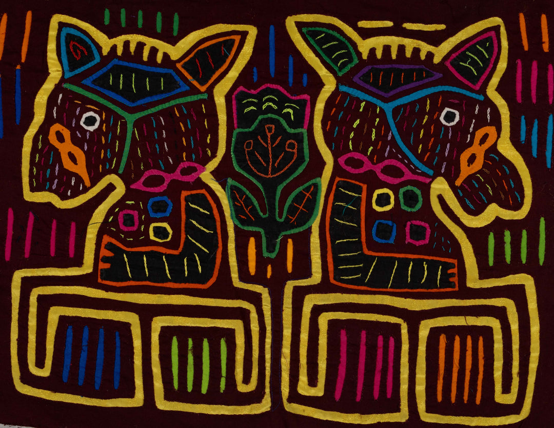 Burgundy And Yellow Puppy Dog Mola